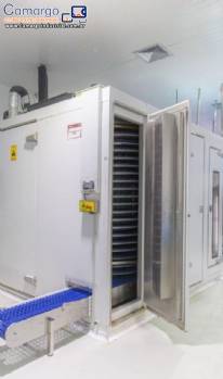 Tnel espiral de congelamento girofreezer ultracongelador Klimaquip ECK