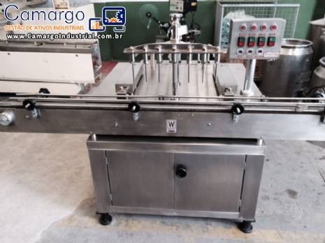 Envasadora autom�tica com 7 bicos