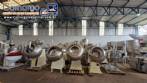 Lote de dez drageadeiras em a�o inox com capacidades entre 150 litros e 350 litros