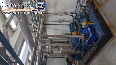 Compressores Sabroe Schulz bombas de v�cuo Nash KSB reservat�rios de ar e torres de refrigera��o