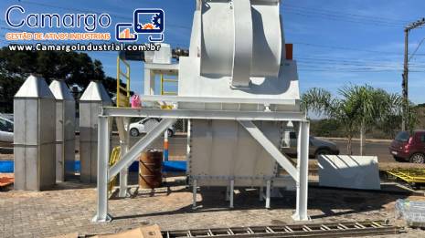 Misturador horizontal de ps interno em ao inox 1000 litros LIBRASIS