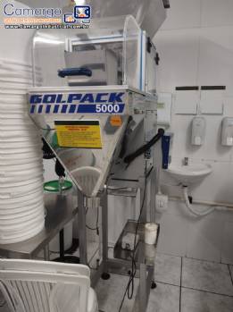 Balana dosadora envasadora em inox Golpack 5000
