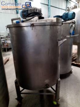 Tanque a�o inox 490 litros