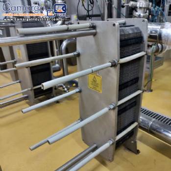 Trocador de calor em a�o inox Alfa Laval