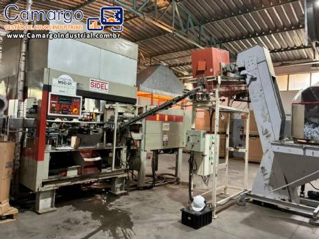 Sopradora de garrafas PET Sidel 4.000 garrafas por hora