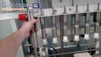 Envasadora linear com rosqueadora inox 12 bicos frasco bombonas gal�o Narita