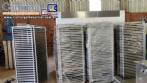 Forno rotativo em inox com carrinho duplo Supremax � g�s