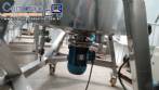 Tanque encamisado reator cosm�ticos m�vel 500 L Rodrinox