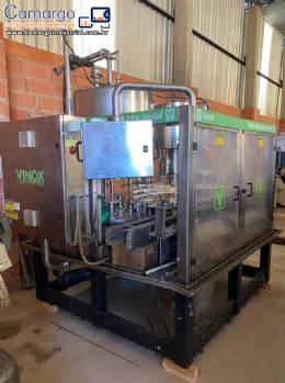 Envasadora rotativa bombonas gales de 1  5 litros Vinox Zegla