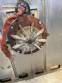 Forno turbo program�vel em a�o inox Pr�tica � g�s