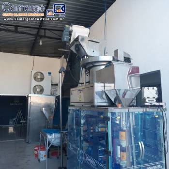 Linha para fabrica��o e ultra congelamento de salgados e doces 15.000 unidades por hora