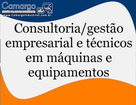 T�cnico / Consultoria em m�quinas e equipamentos na �rea de alimentos