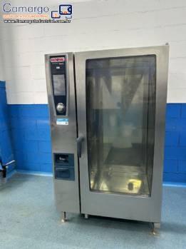 Forno combinado el�trico industrial em inox Rational com 20 cubas GN 2/1 ou ou 40 cubas GN 1/1