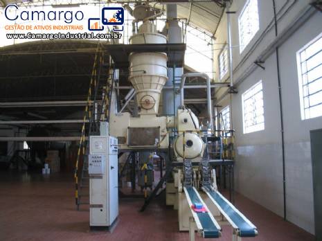 Estrutura completa extrusora triplex sabo em barra 3.000 kg / h Mazbra Grupo Mazzoni