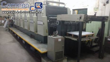 Impressora offset Miller TP104/6  74 x 104 cm