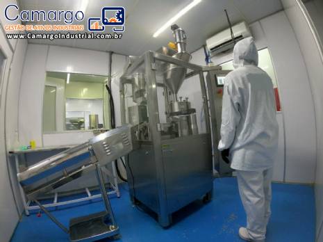 Encapsuladora envasadora em inox autom�tica de c�psulas NJP 1200