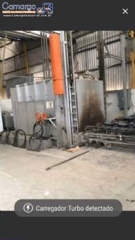 Forno industrial para esmalta��o de pe�as Durr
