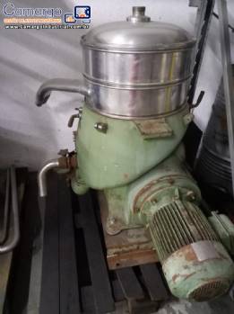 Centrfuga separadora em ao inox para concentrao de leos essenciais Westfalia