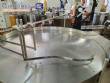 Mesa girat�ria alimentadora em inox para frascos potes Levapack 1200 mm